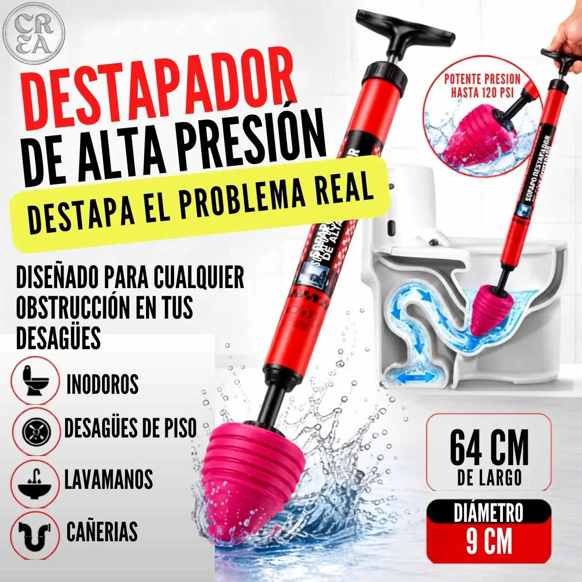 DESTAPADOR DE ALTA PRESIÓN