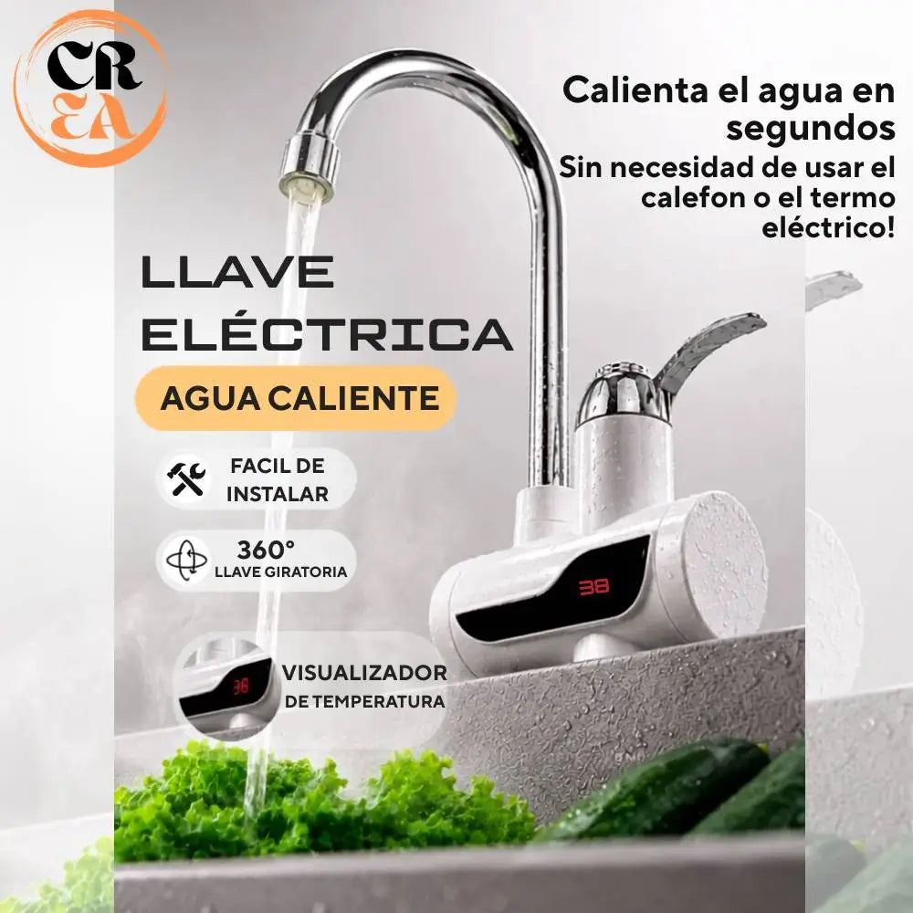 Llave Eléctrica de Agua Caliente
